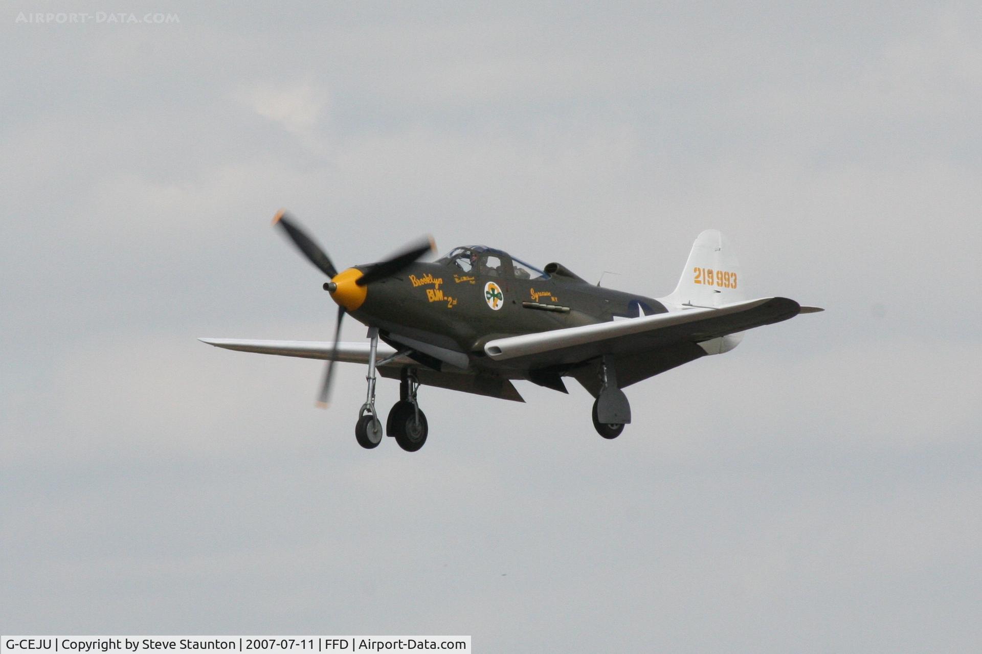 G-CEJU, Bell P-39Q Airacobra C/N 26E-397, Royal International Air Tattoo 2007