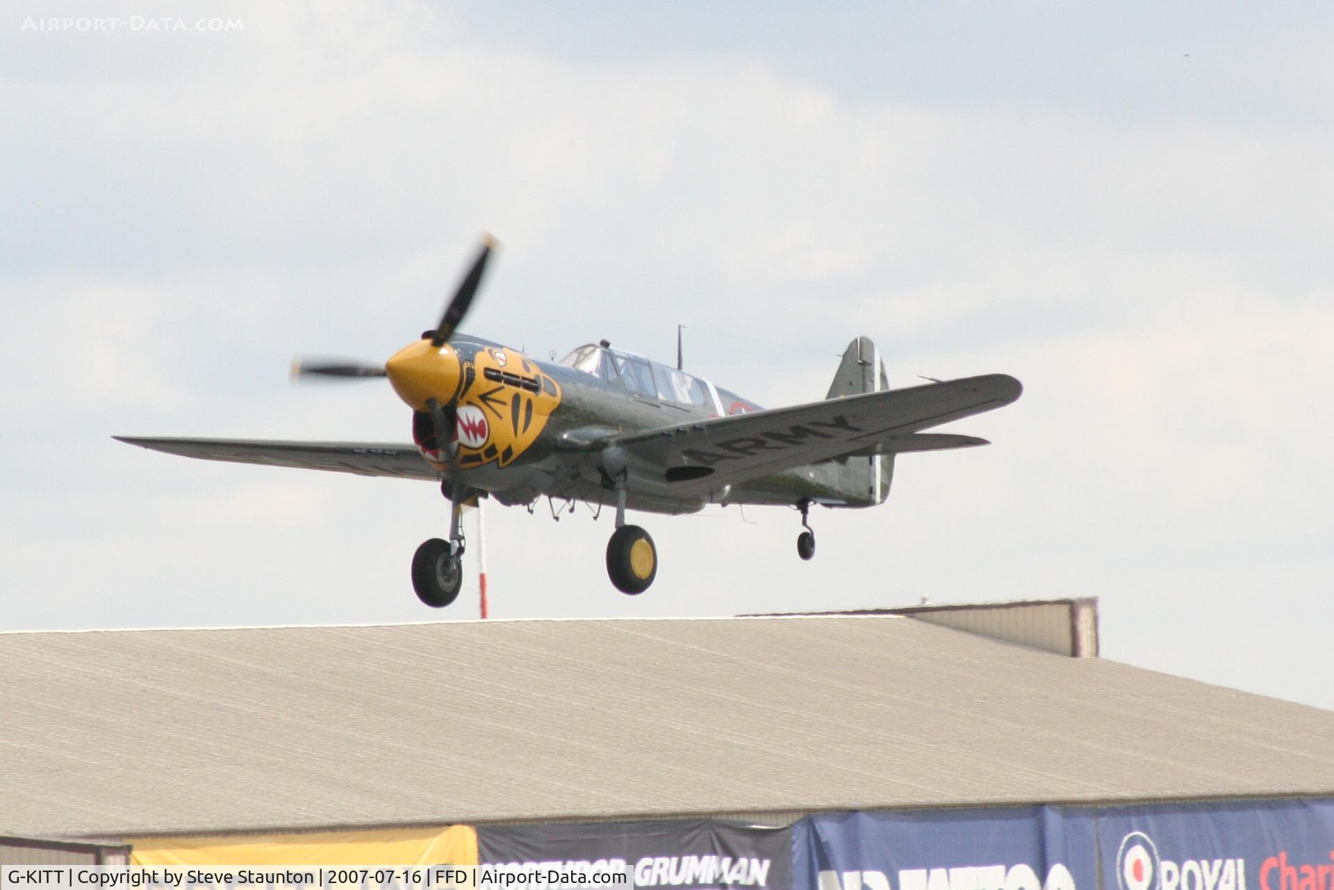 G-KITT, 1943 Curtiss P-40M Warhawk C/N 27490, Royal International Air Tattoo 2007