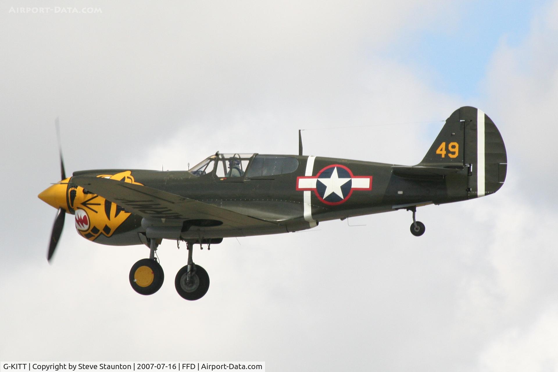 G-KITT, 1943 Curtiss P-40M Warhawk C/N 27490, Royal International Air Tattoo 2007