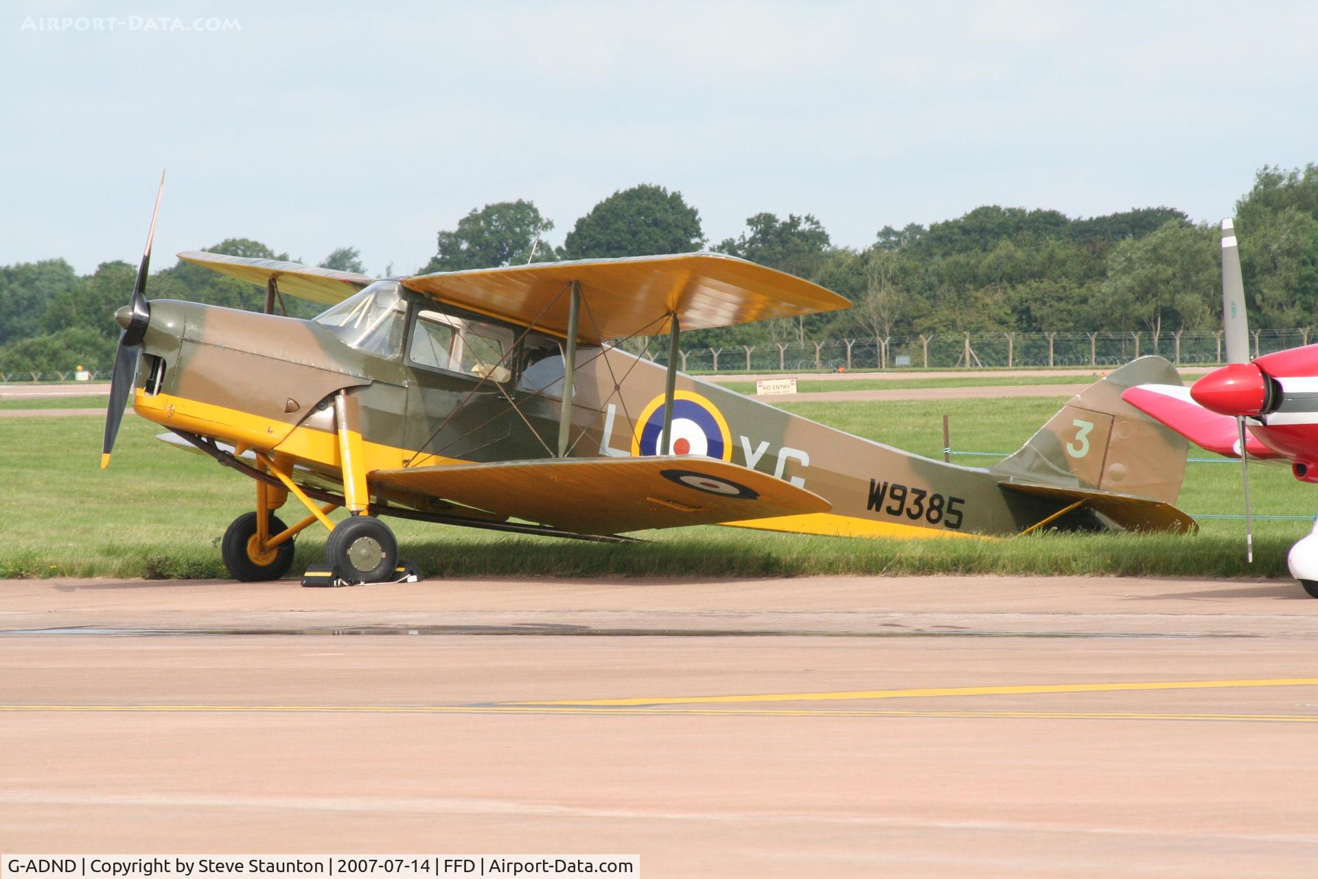G-ADND, 1936 De Havilland DH.87B Hornet Moth C/N 8097, Royal International Air Tattoo 2007