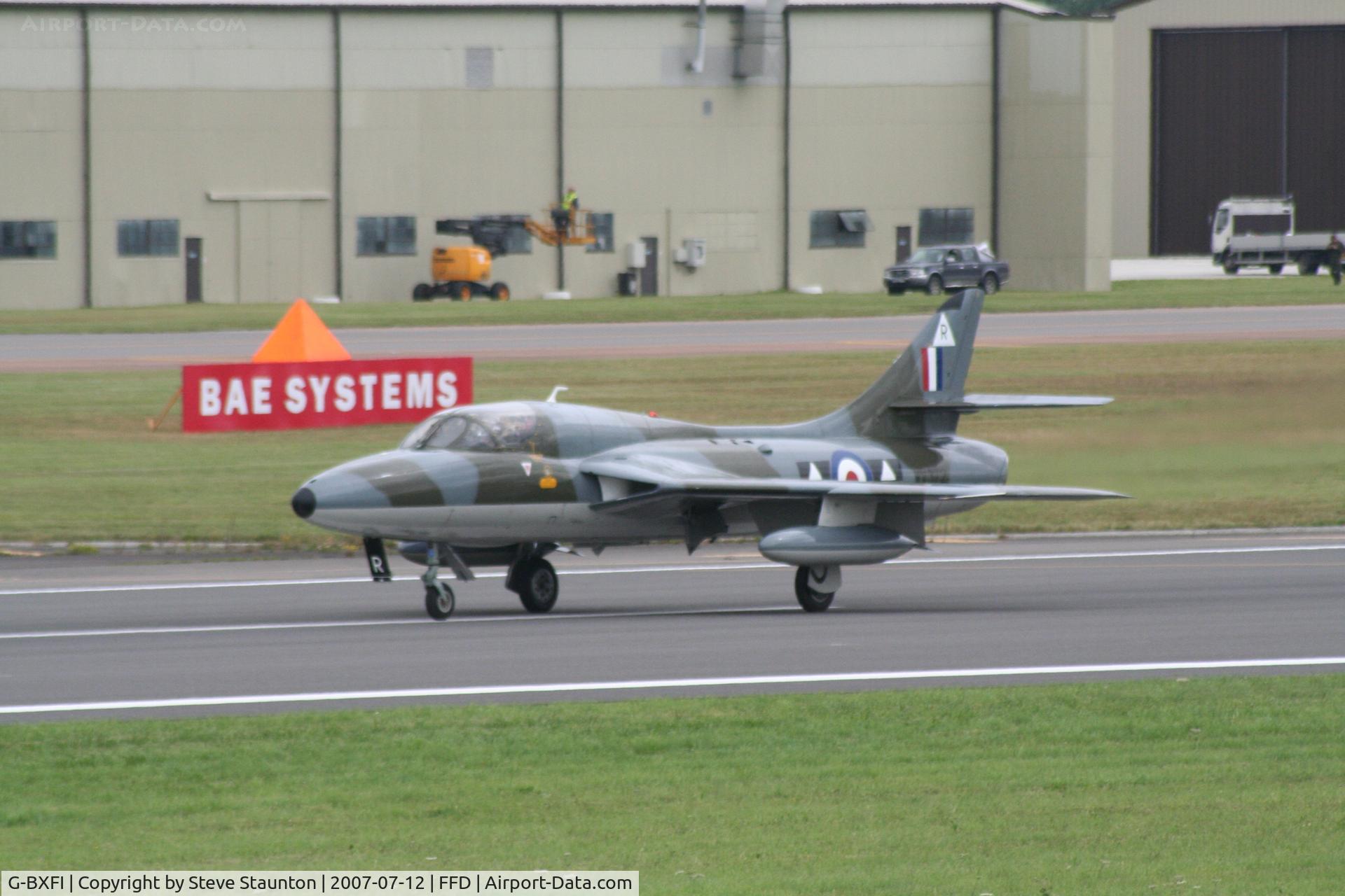 G-BXFI, 1955 Hawker Hunter T.7 C/N 41H-670818, Royal International Air Tattoo 2007