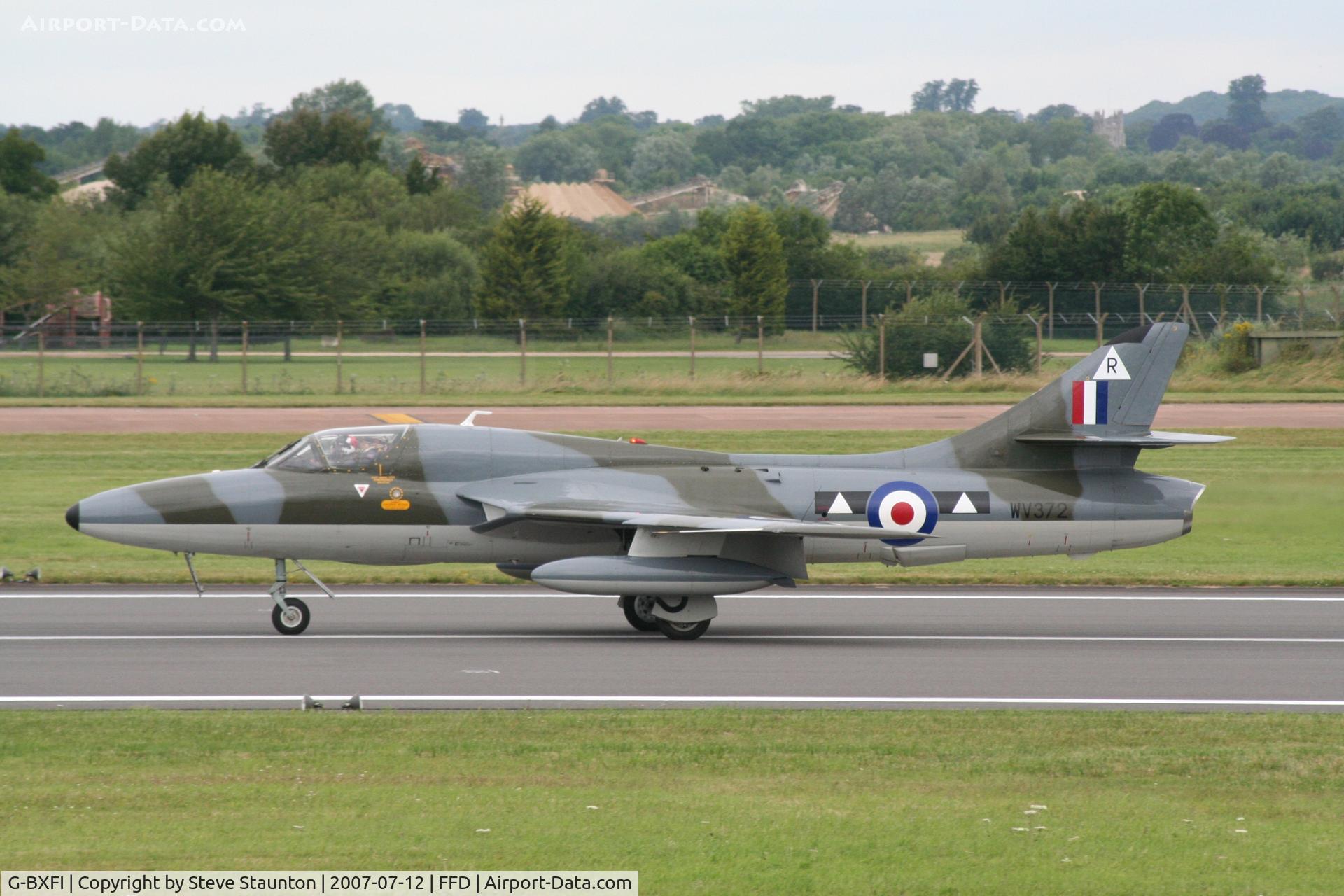G-BXFI, 1955 Hawker Hunter T.7 C/N 41H-670818, Royal International Air Tattoo 2007