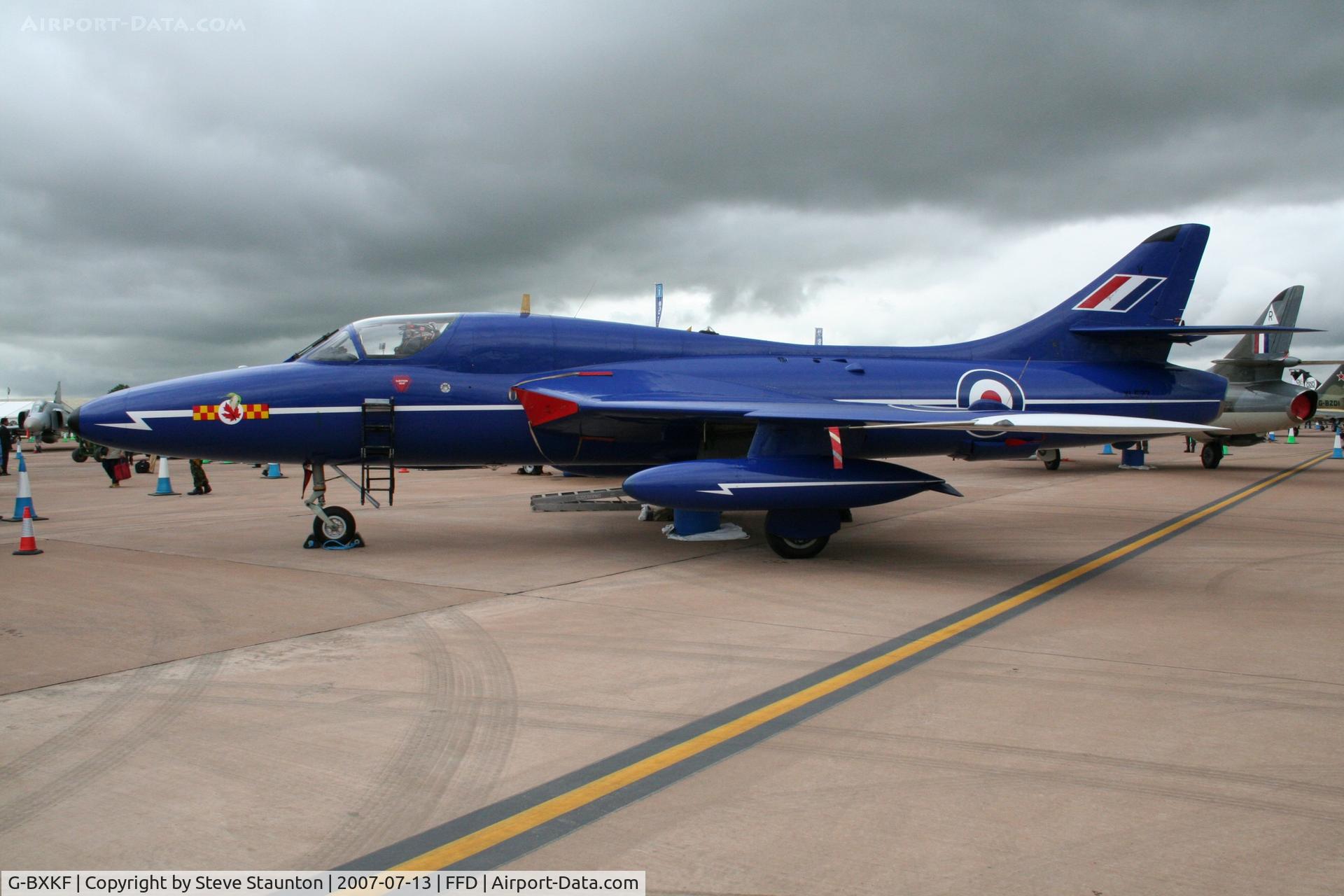 G-BXKF, 1958 Hawker Hunter T.7 C/N 41H/003315, Royal International Air Tattoo 2007