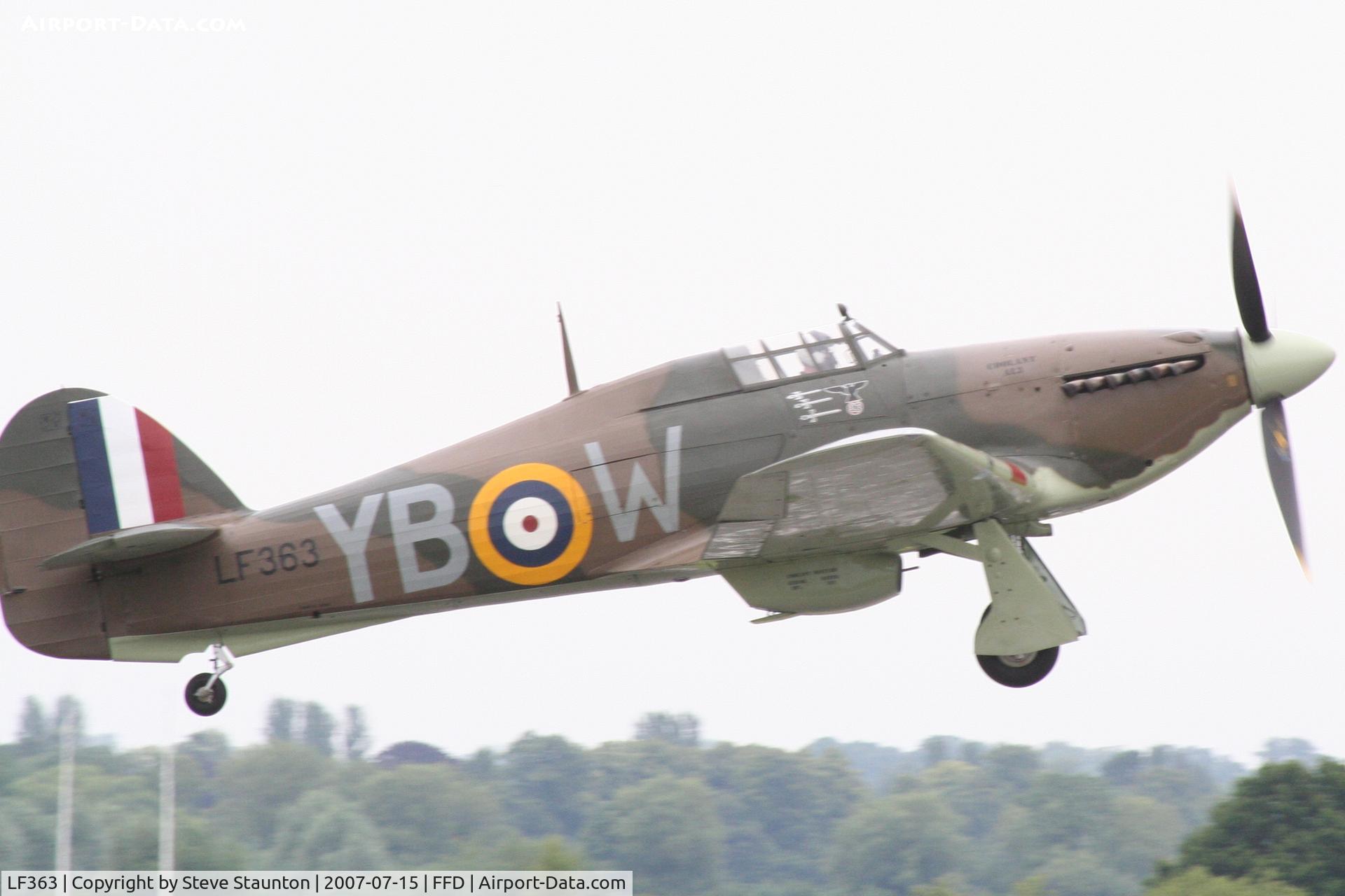 LF363, 1944 Hawker Hurricane IIC C/N 41H/469290, Royal International Air Tattoo 2007