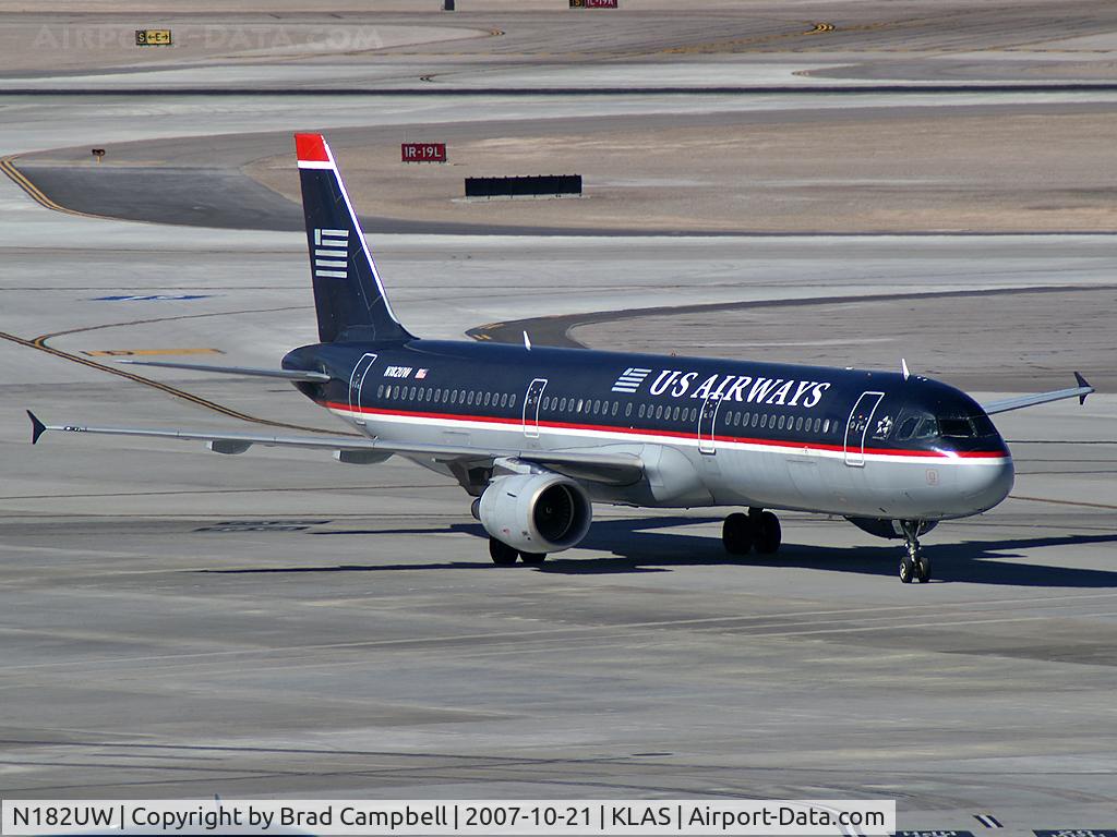N182UW, 2001 Airbus A321-211 C/N 1536, US Airways / 2001 Airbus Industrie A321-211