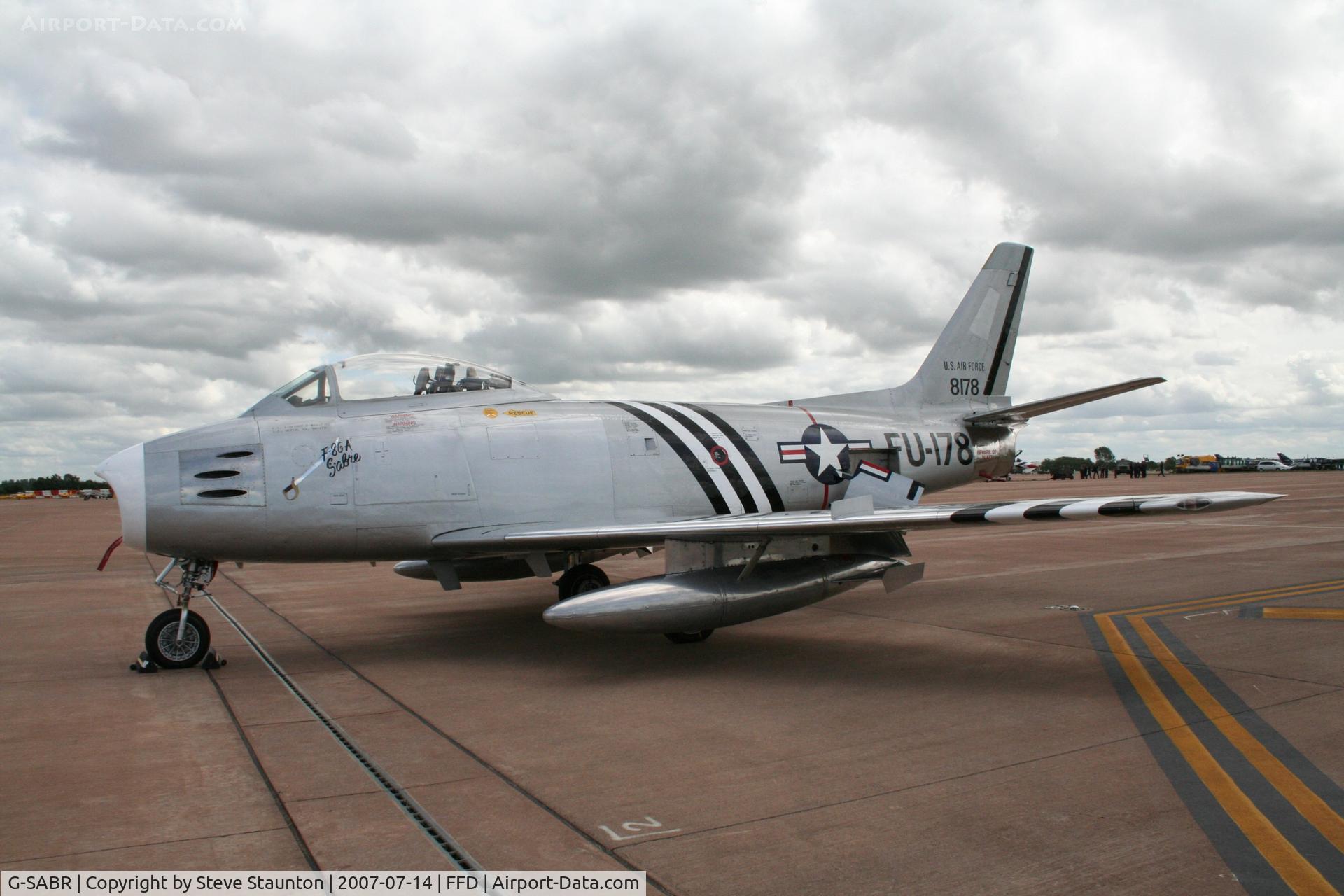 G-SABR, 1948 North American F-86A Sabre C/N 151-083 (151-43547), Royal International Air Tattoo 2007