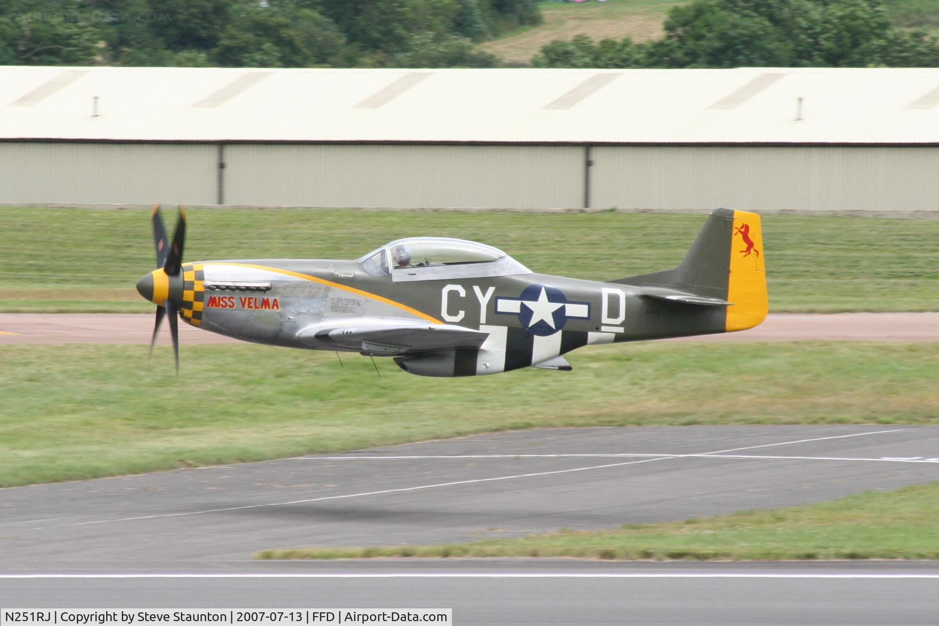 N251RJ, 1944 North American TF-51D Mustang C/N 124-44703, Royal International Air Tattoo 2007