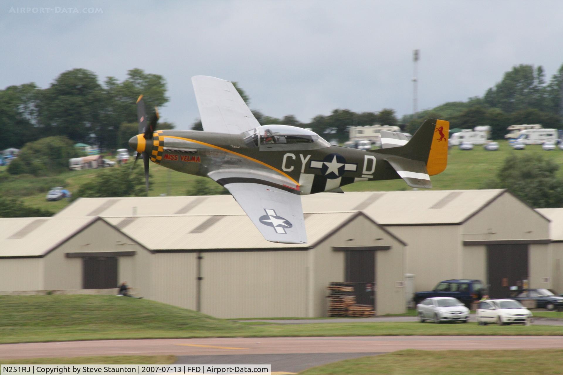 N251RJ, 1944 North American TF-51D Mustang C/N 124-44703, Royal International Air Tattoo 2007