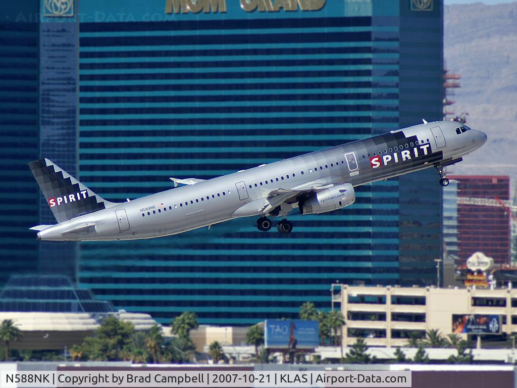 N588NK, 2005 Airbus A321-231 C/N 2590, Spirit Airlines / 2005 Airbus A321-231