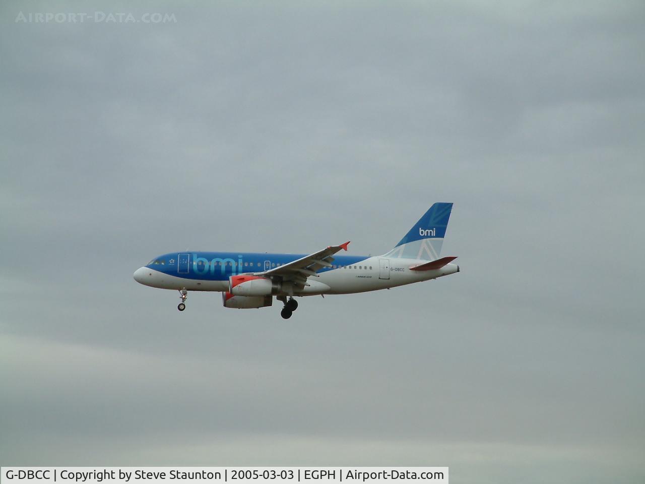 G-DBCC, 2004 Airbus A319-131 C/N 2194, Taken on a cold March afternoon at Edinburgh Airport