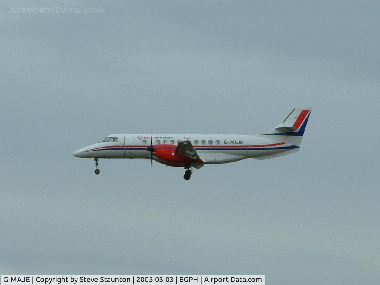 G-MAJE, 1992 British Aerospace Jetstream 41 C/N 41007, Taken on a cold March afternoon at Edinburgh Airport
