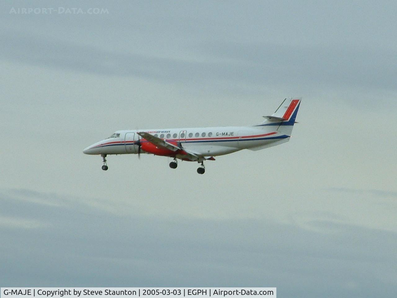 G-MAJE, 1992 British Aerospace Jetstream 41 C/N 41007, Taken on a cold March afternoon at Edinburgh Airport