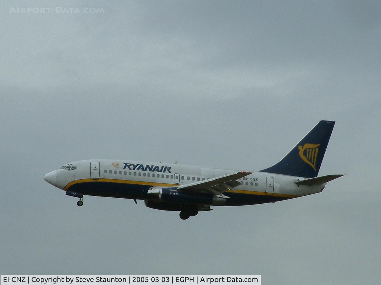 EI-CNZ, 1981 Boeing 737-230 C/N 22126, Taken on a cold March afternoon at Edinburgh Airport