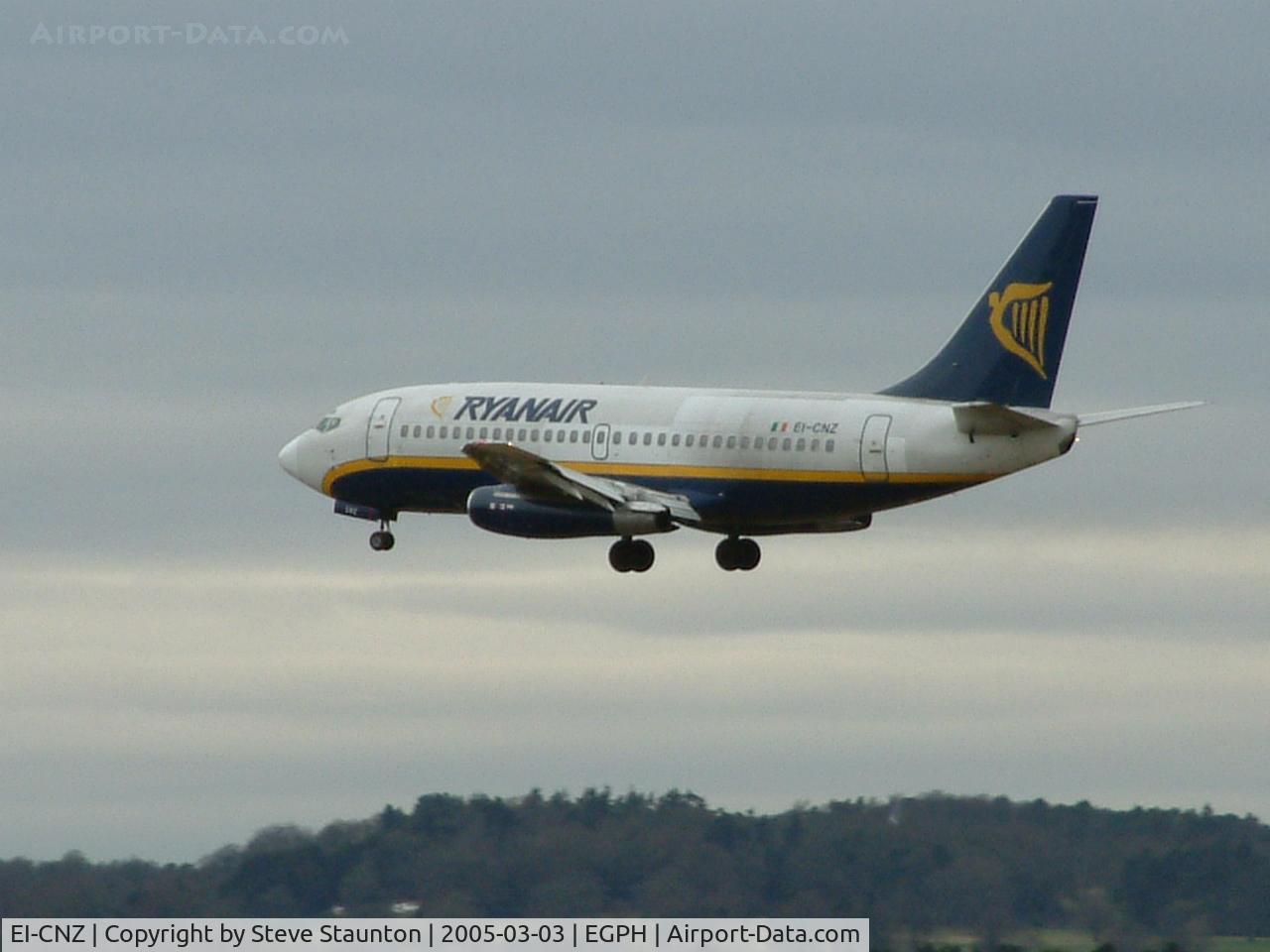 EI-CNZ, 1981 Boeing 737-230 C/N 22126, Taken on a cold March afternoon at Edinburgh Airport
