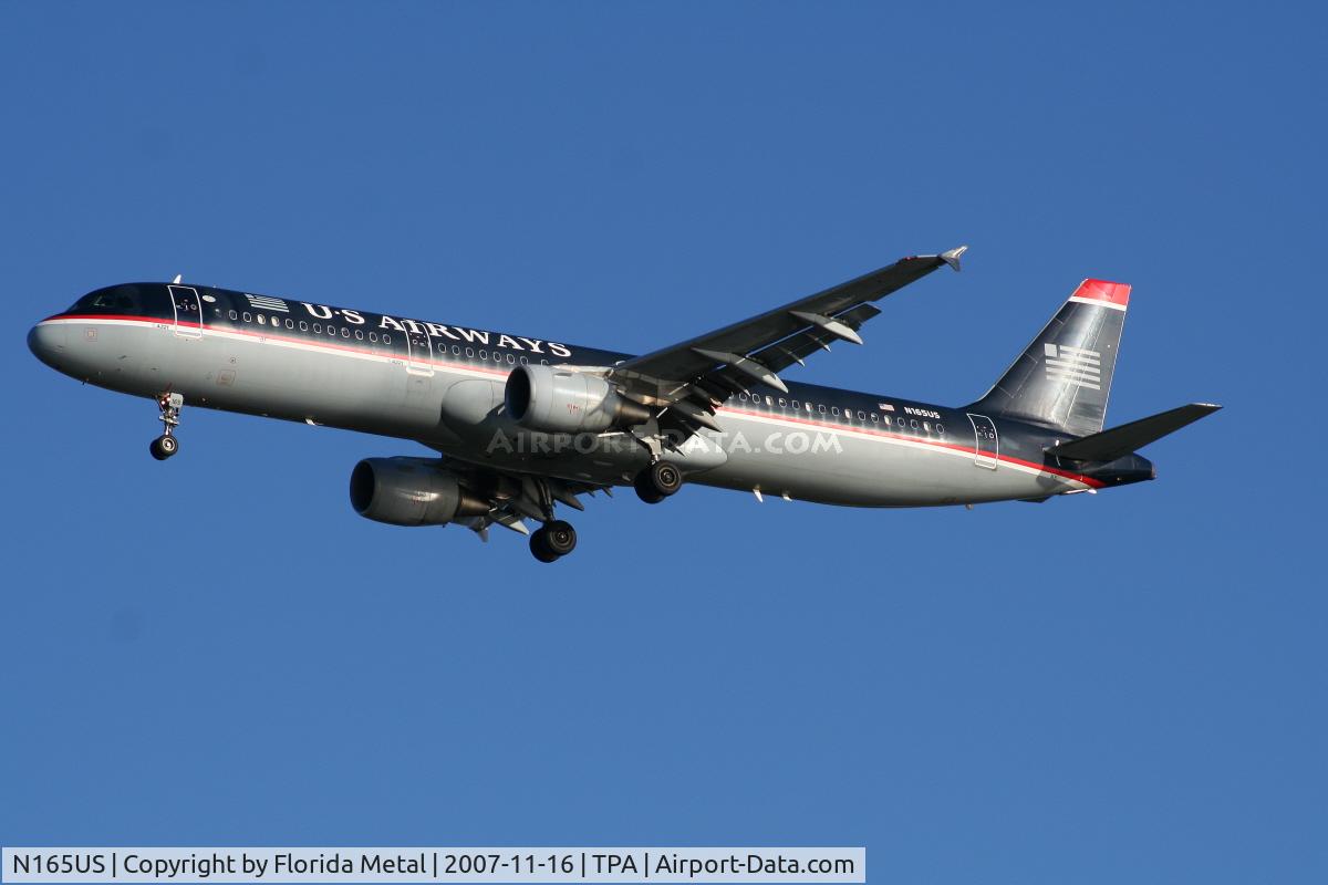 N165US, 2001 Airbus A321-211 C/N 1431, US Airways