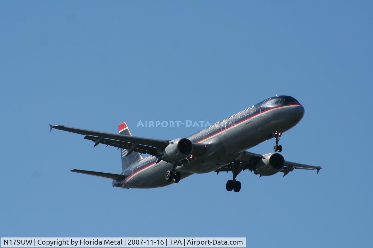 N179UW, 2001 Airbus A321-211 C/N 1521, US Airways
