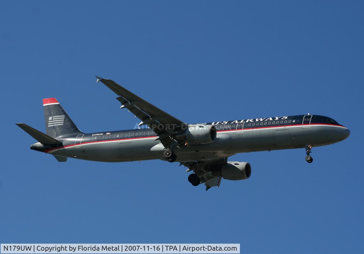 N179UW, 2001 Airbus A321-211 C/N 1521, US Airways