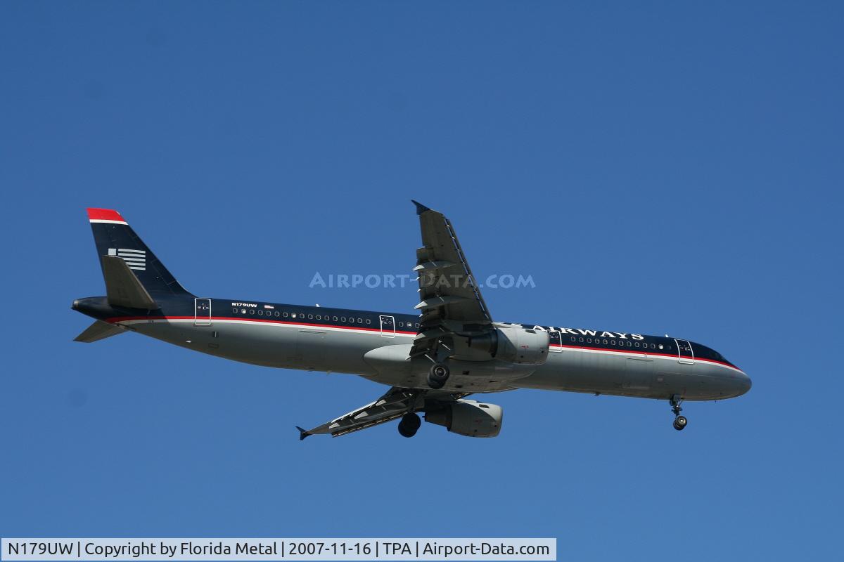 N179UW, 2001 Airbus A321-211 C/N 1521, US Airways