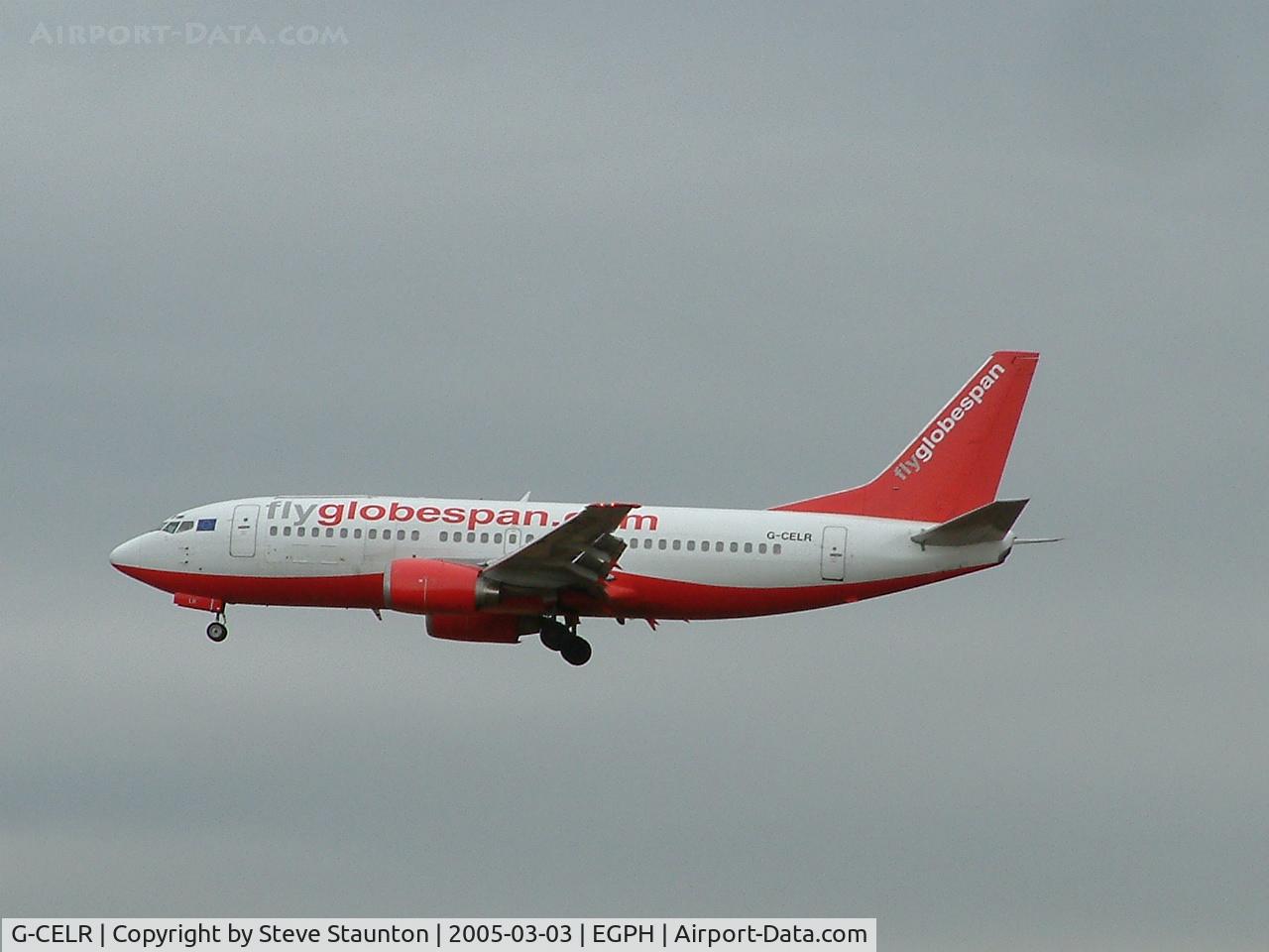 G-CELR, 1986 Boeing 737-330(QC) C/N 23523, Taken on a cold March afternoon at Edinburgh Airport