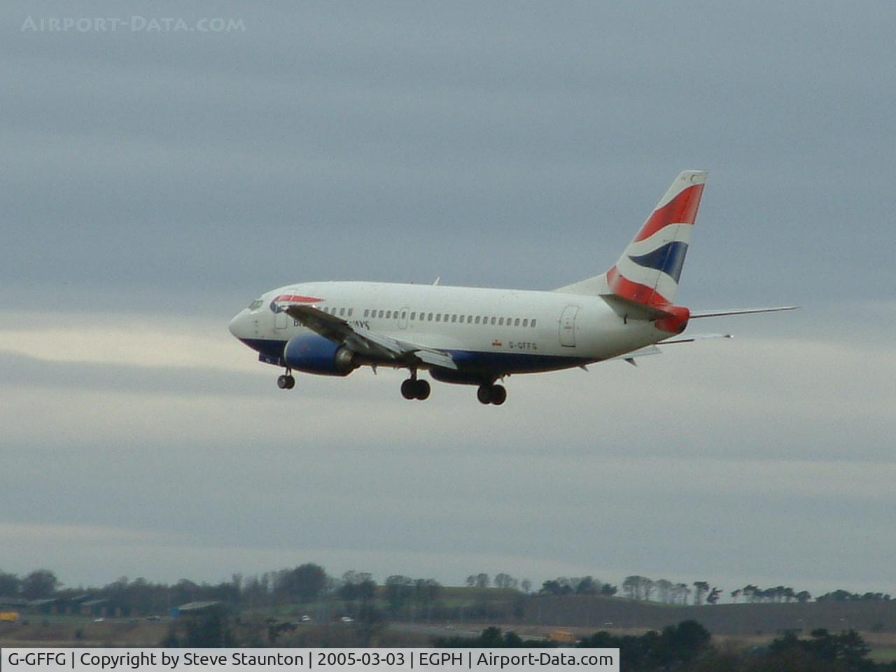G-GFFG, 1990 Boeing 737-505 C/N 24650, Taken on a cold March afternoon at Edinburgh Airport