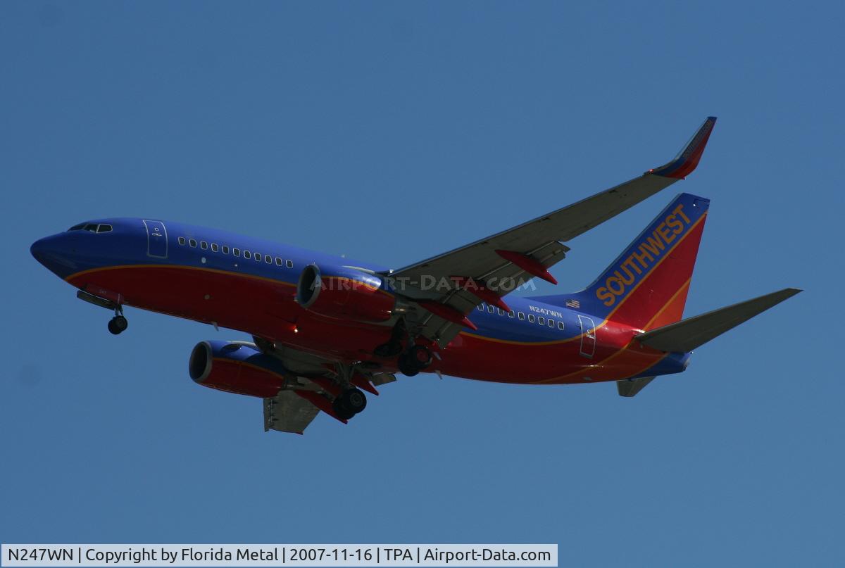 N247WN, 2006 Boeing 737-7H4 C/N 32508, Southwest
