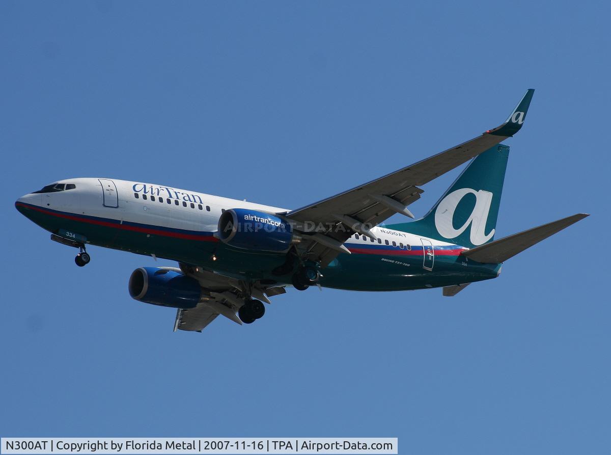 N300AT, 2006 Boeing 737-7BD C/N 33923, Air Tran