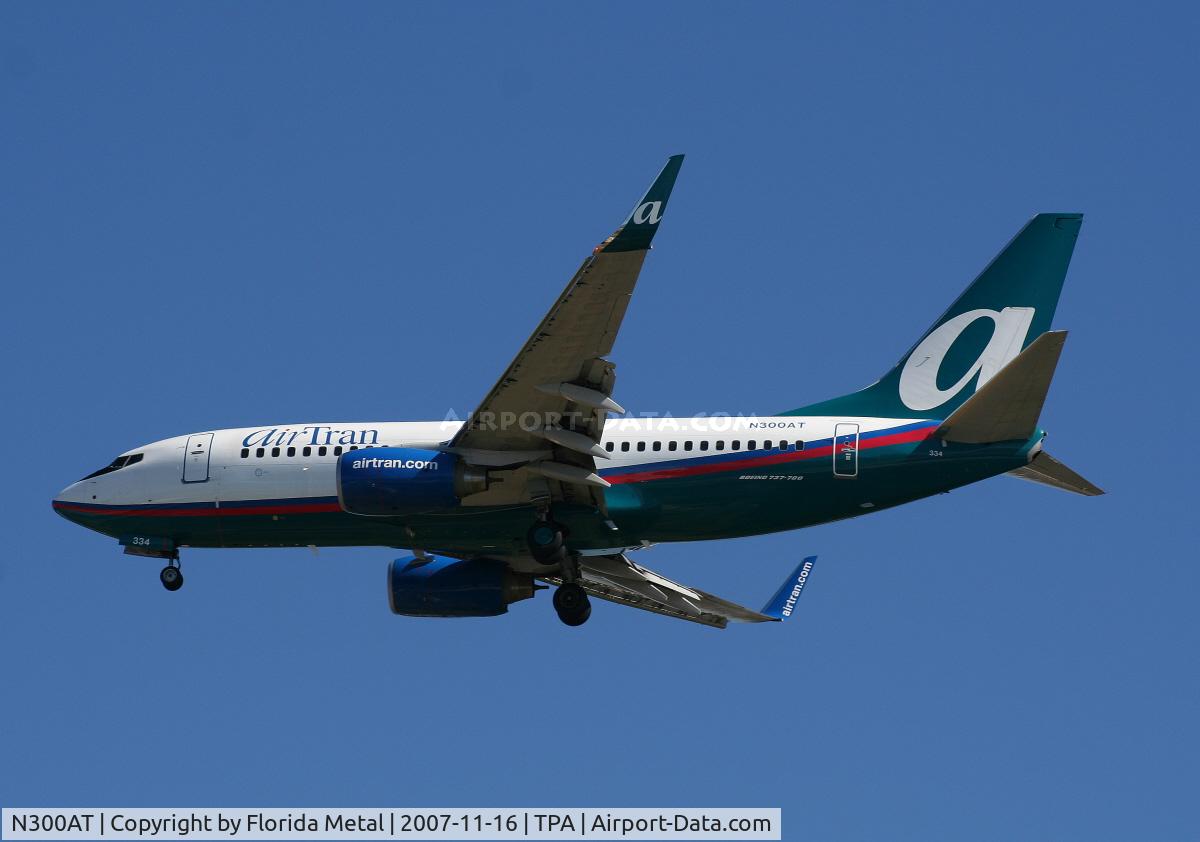 N300AT, 2006 Boeing 737-7BD C/N 33923, Air Tran