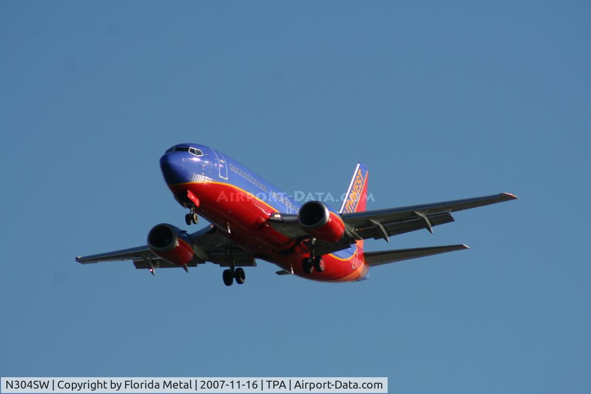 N304SW, 1985 Boeing 737-3H4 C/N 22944, Southwest