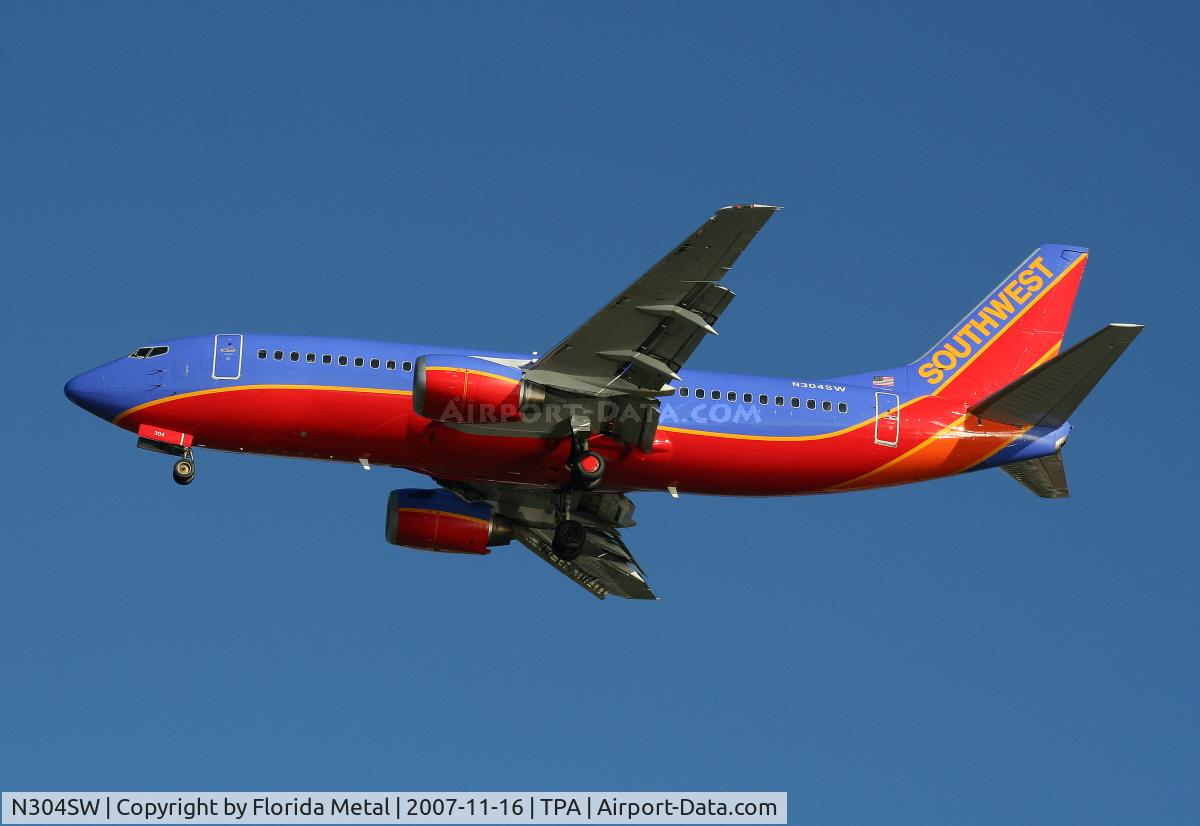 N304SW, 1985 Boeing 737-3H4 C/N 22944, Southwest