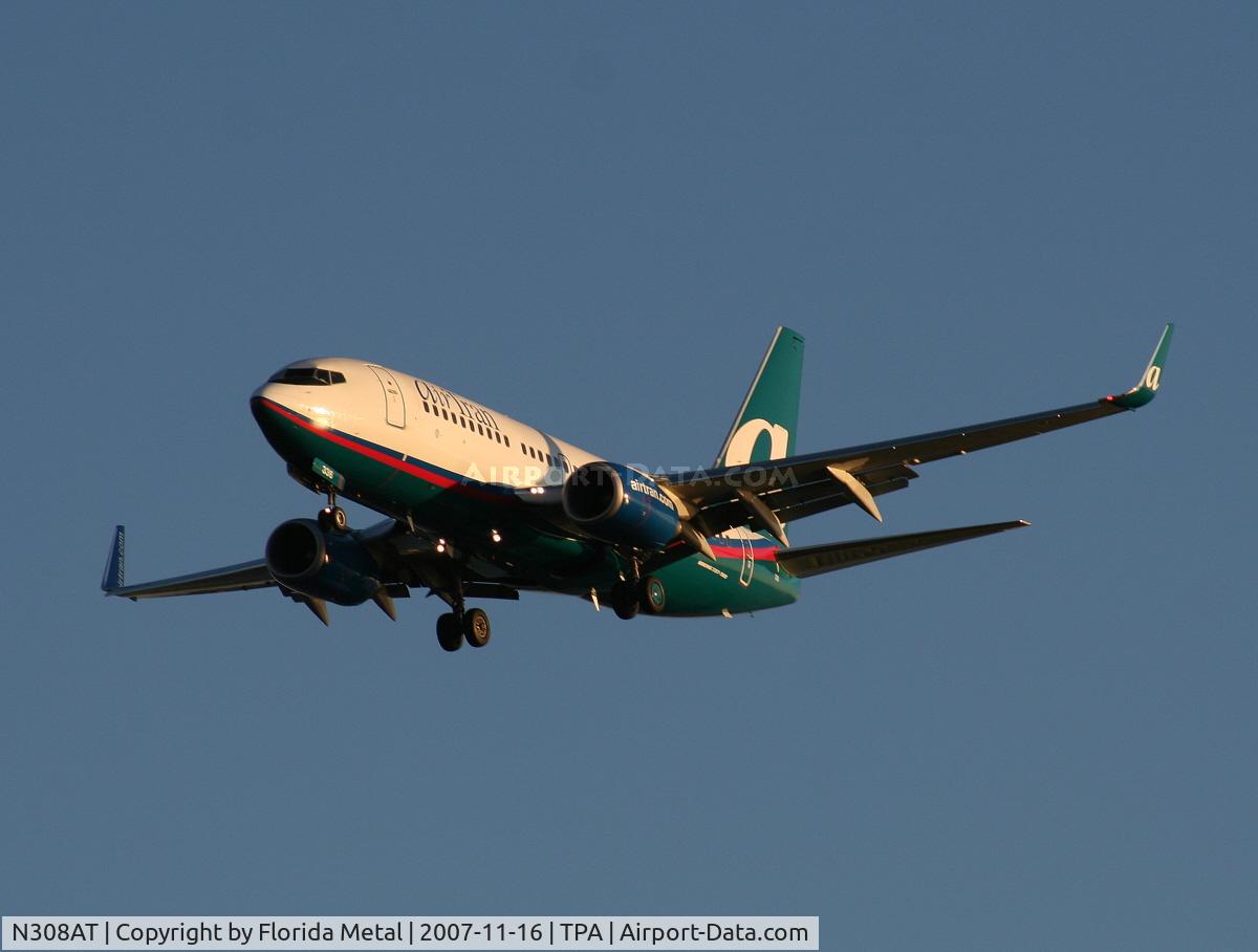 N308AT, 2006 Boeing 737-7BD C/N 35109, Air Tran