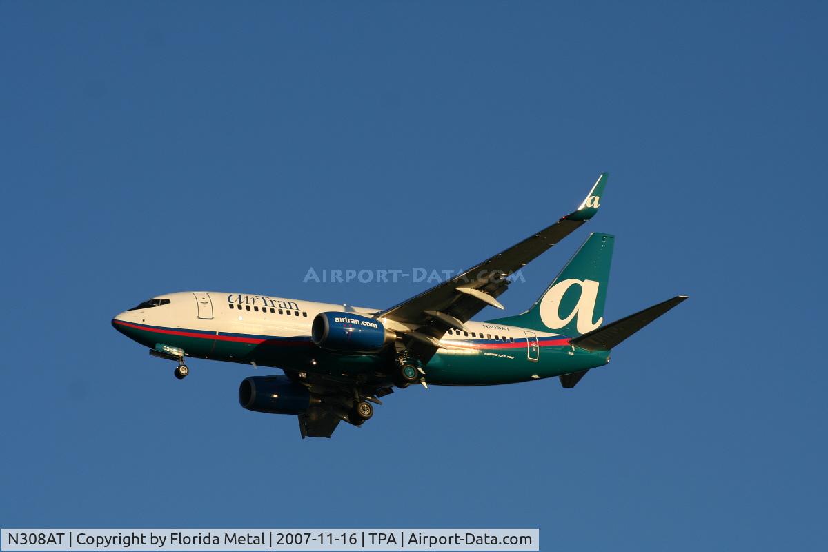 N308AT, 2006 Boeing 737-7BD C/N 35109, Air Tran