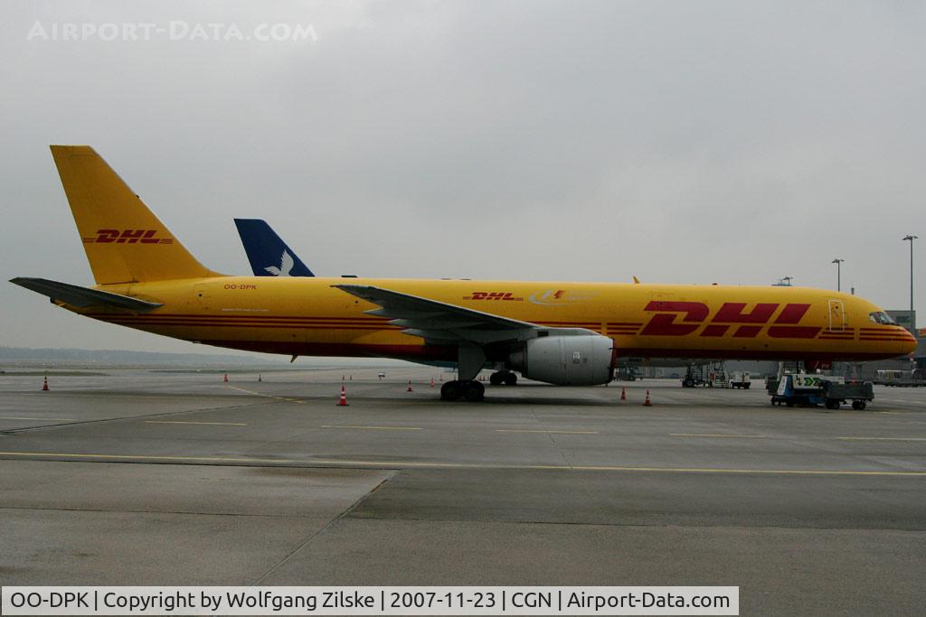 OO-DPK, 1986 Boeing 757-236/SF C/N 23492, visitor
