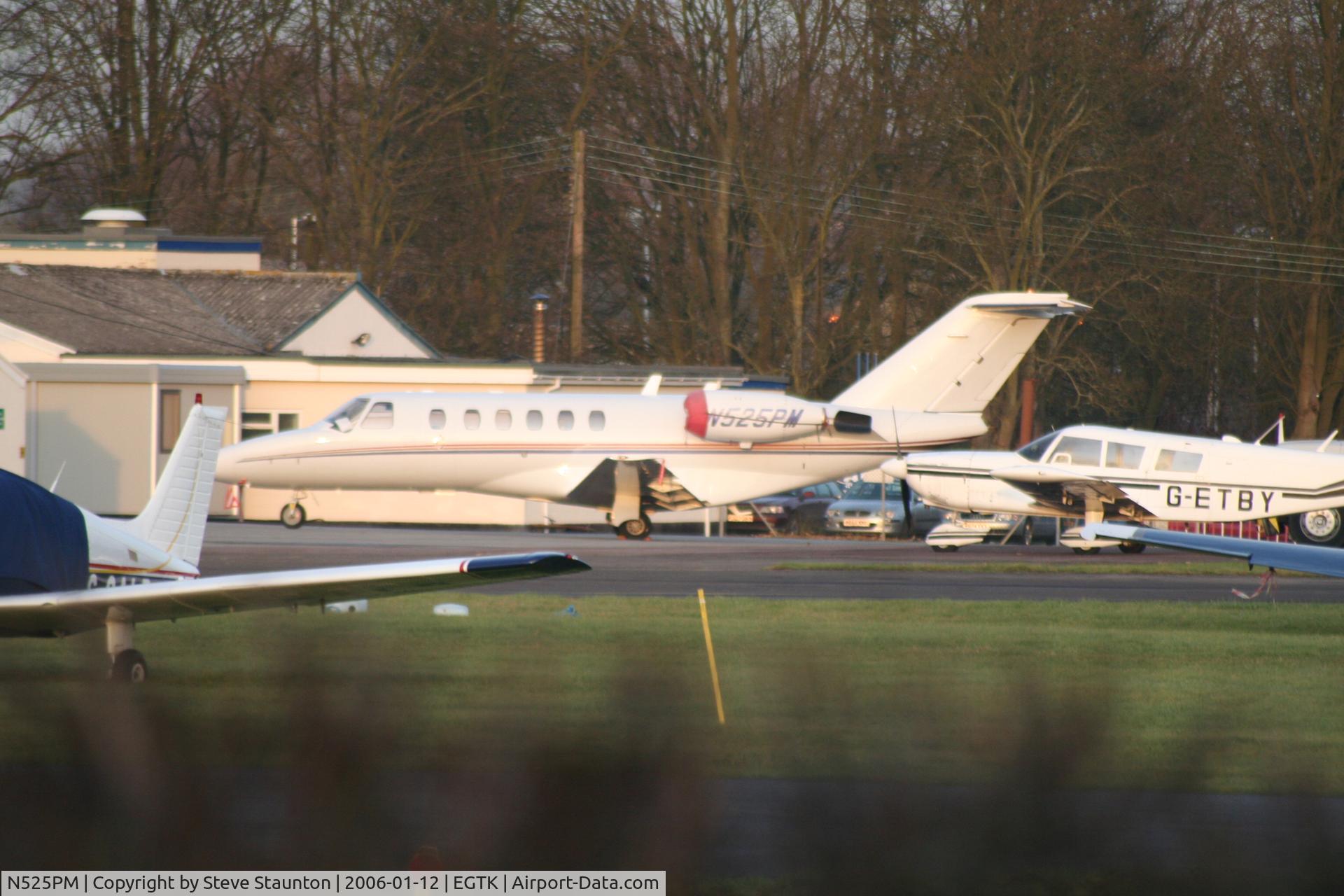 N525PM, 2002 Cessna 525A CitationJet CJ2 C/N 525A-0067, Taken on a winters day at Kidlington, Oxford