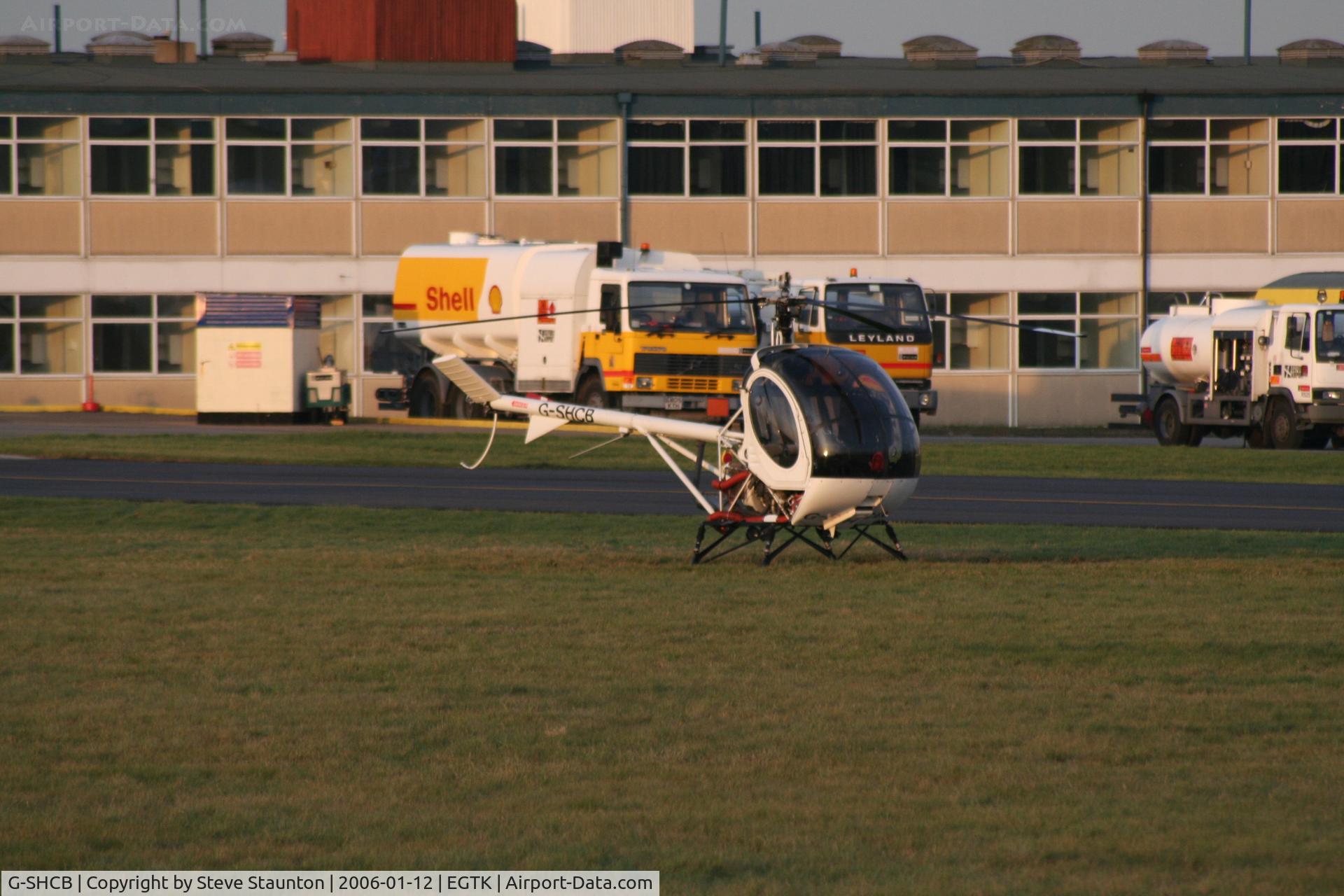 G-SHCB, 1996 Schweizer 269C-1 C/N 0038, Taken on a winters day at Kidlington, Oxford