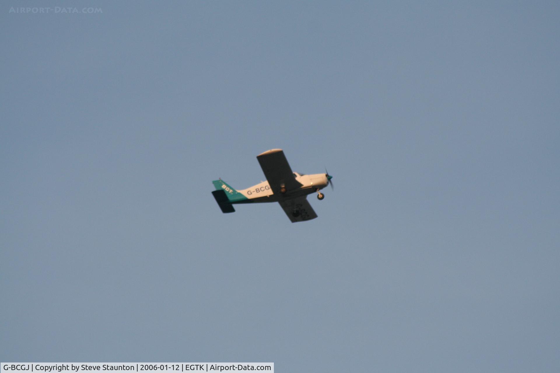 G-BCGJ, 1974 Piper PA-28-140 Cherokee Cruiser C/N 28-7425286, Taken on a winters day at Kidlington, Oxford
