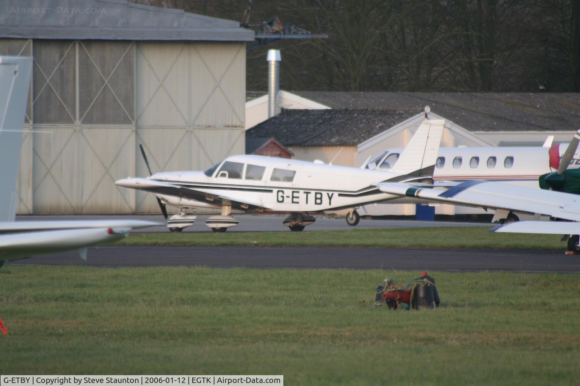 G-ETBY, 1965 Piper PA-32-260 Cherokee Six Cherokee Six C/N 32-211, Taken on a winters day at Kidlington, Oxford