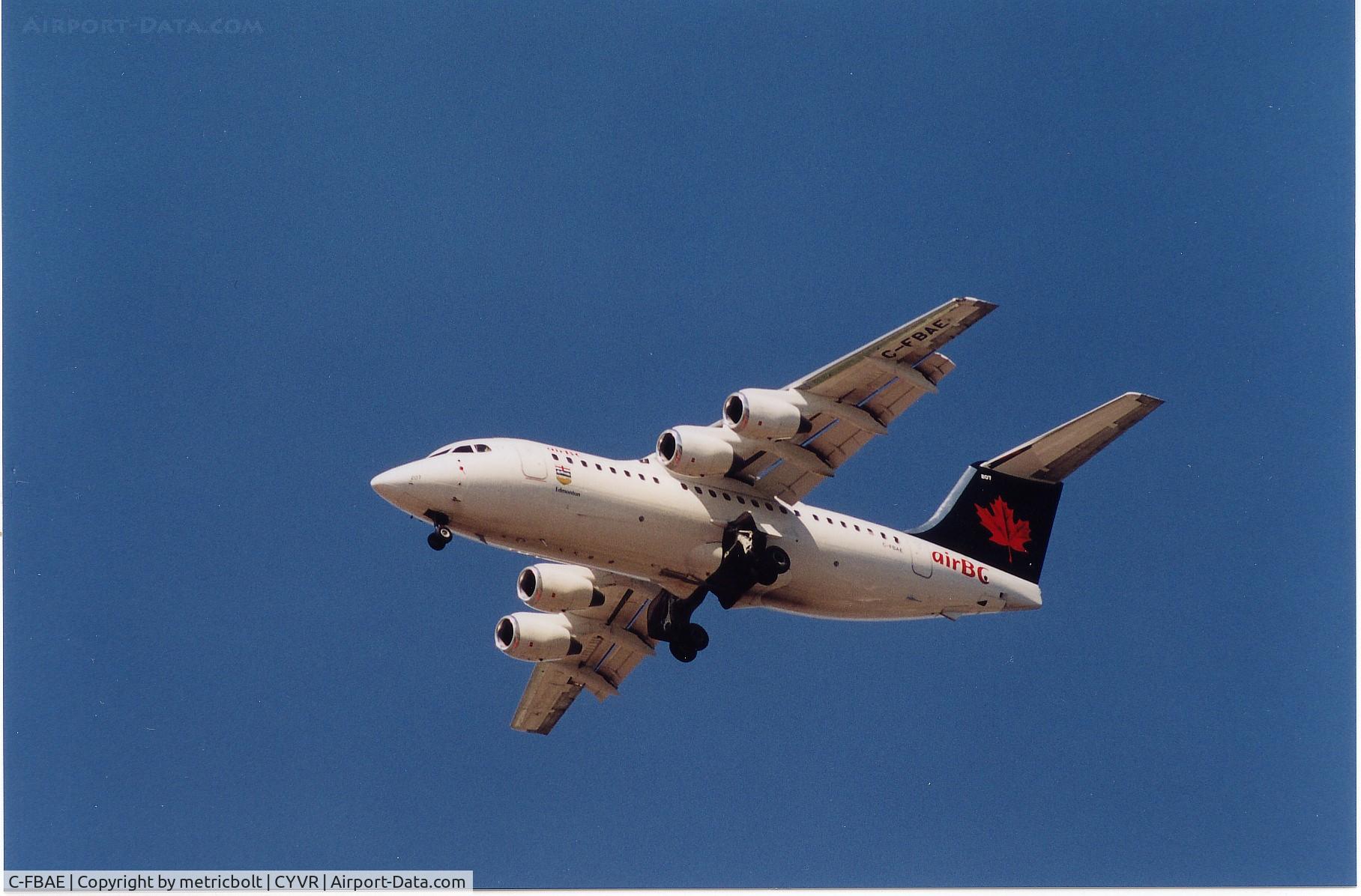 C-FBAE, 1988 British Aerospace BAe.146-200A C/N E2092, C-FBAE 