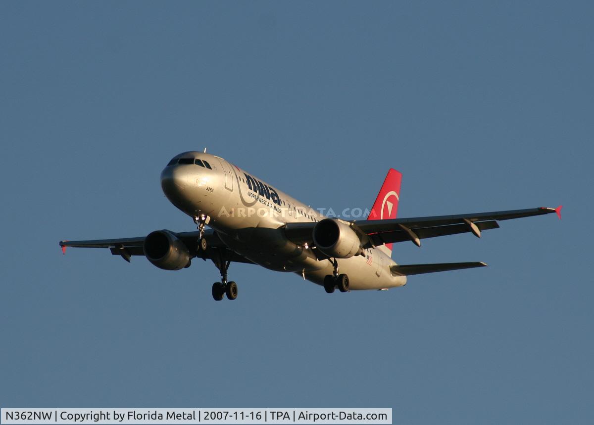 N362NW, 1998 Airbus A320-212 C/N 0911, Northwest