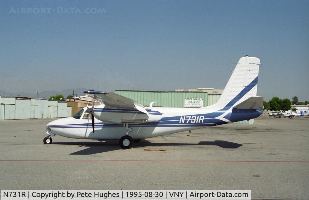 N731R, 1955 Aero Commander 560 C/N 219, N731R Aero Commander 560 at Van Nuys
