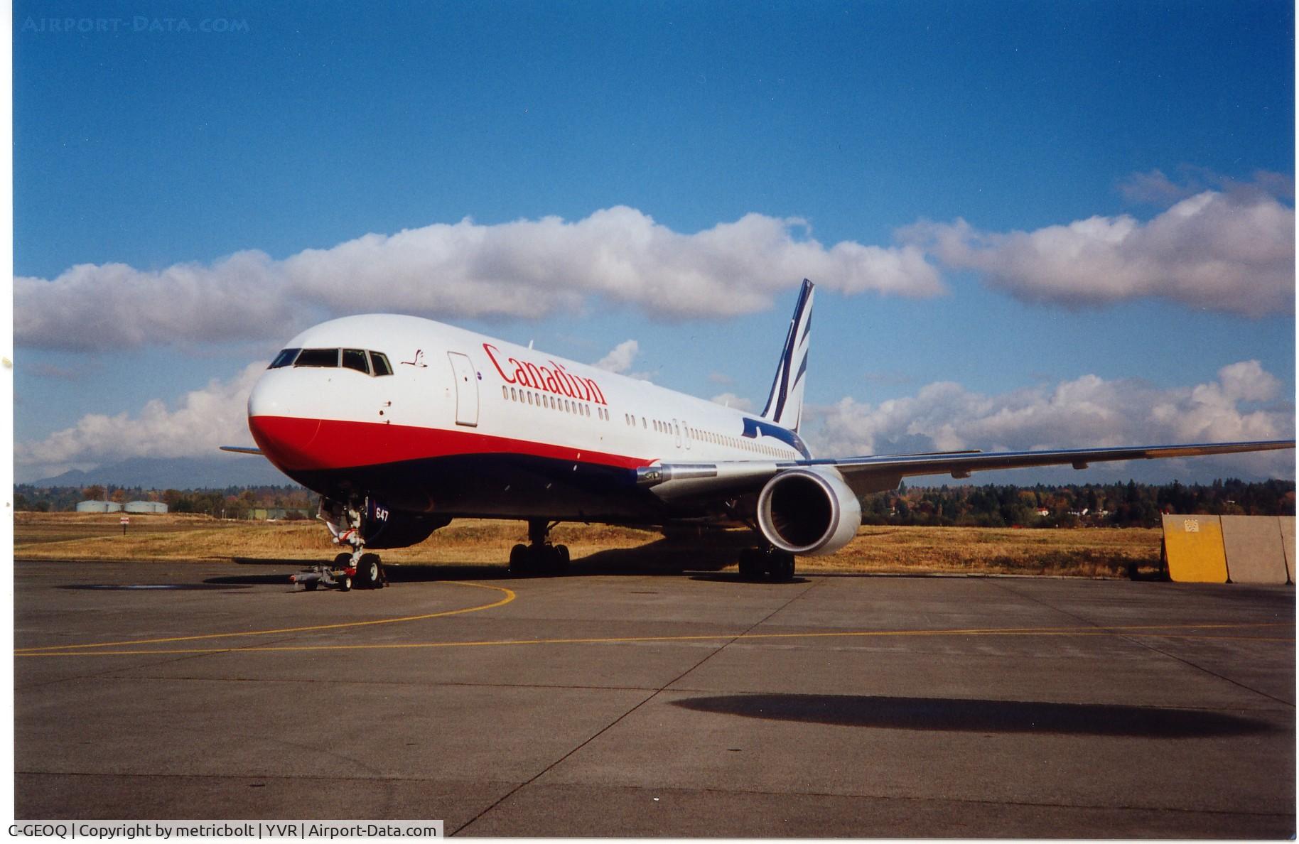 C-GEOQ, 1999 Boeing 767-375/ER C/N 30112, 