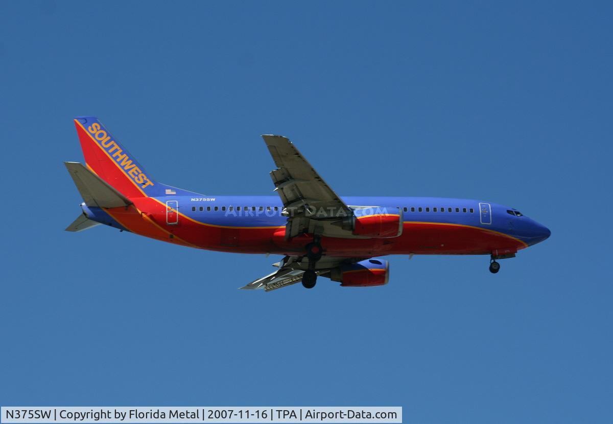 N375SW, 1993 Boeing 737-3H4 C/N 26583, Southwest