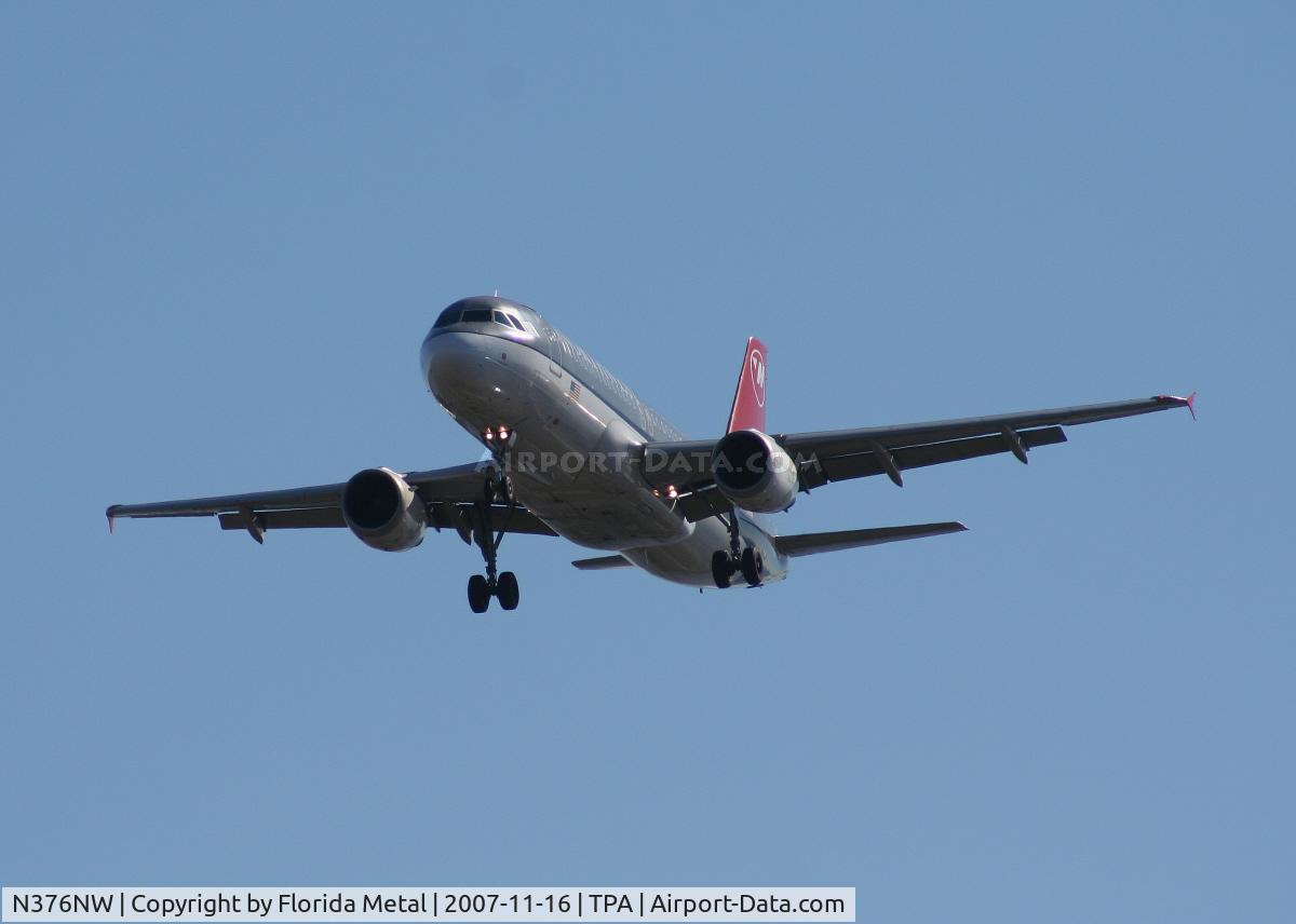 N376NW, 2002 Airbus A320-212 C/N 1812, Northwest