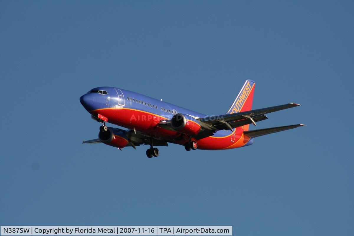 N387SW, 1994 Boeing 737-3H4 C/N 26602, Southwest