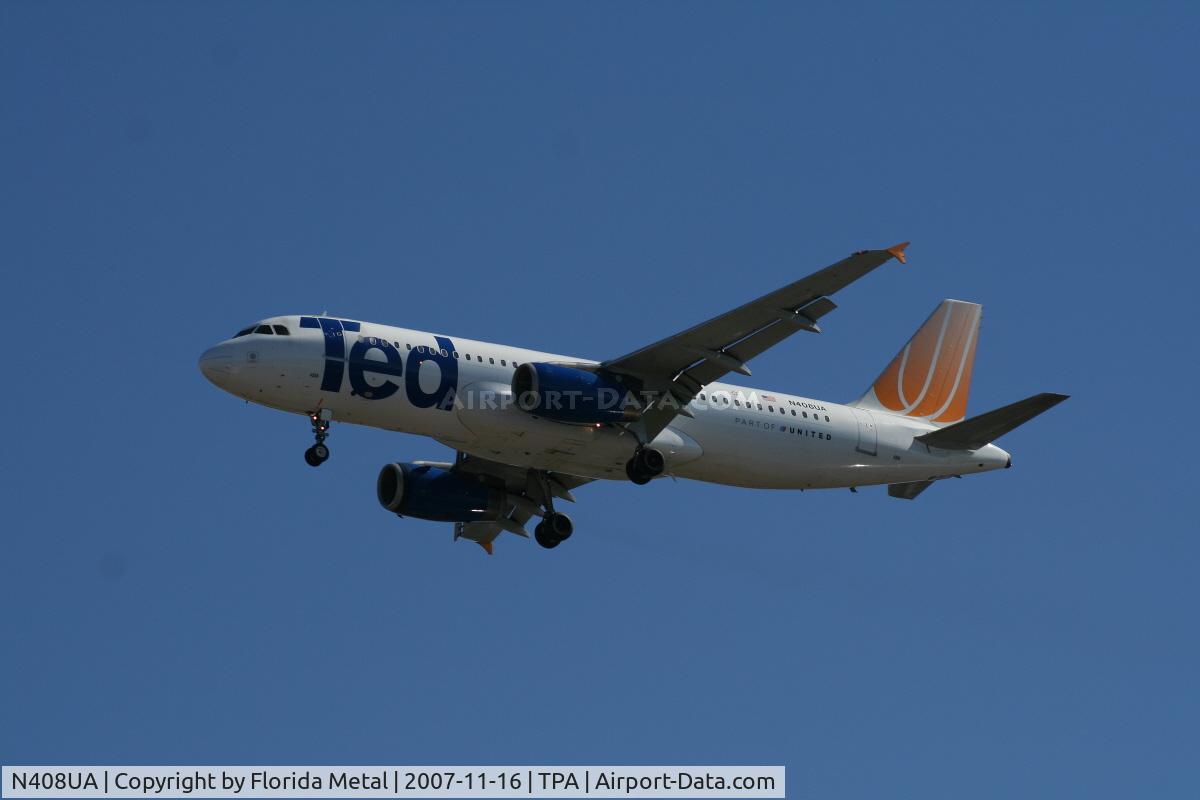 N408UA, 1994 Airbus A320-232 C/N 457, Ted