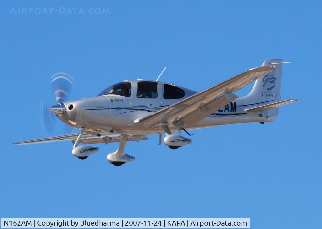 N162AM, 2007 Cirrus SR22 G3 GTS Turbo C/N 2724, Approach to 17L