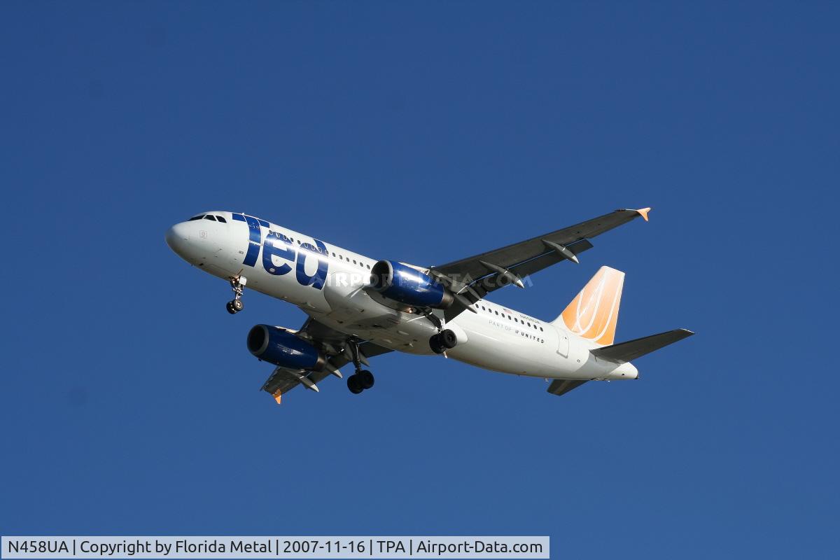 N458UA, 2000 Airbus A320-232 C/N 1163, Ted
