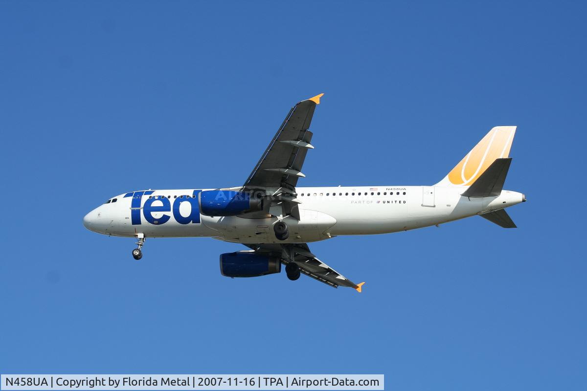 N458UA, 2000 Airbus A320-232 C/N 1163, Ted