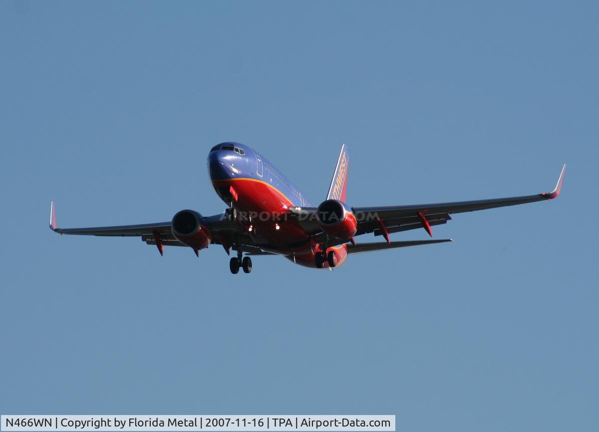 N466WN, 2004 Boeing 737-7H4 C/N 30677, Southwest