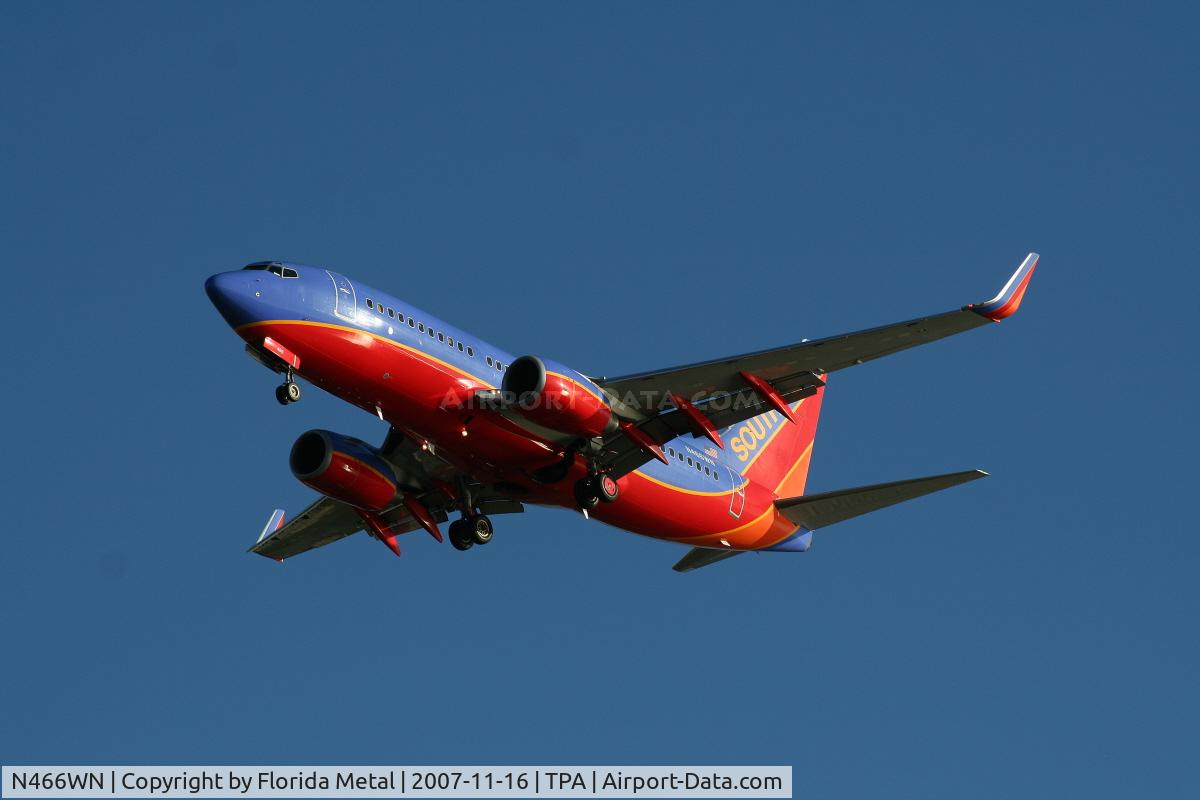 N466WN, 2004 Boeing 737-7H4 C/N 30677, Southwest