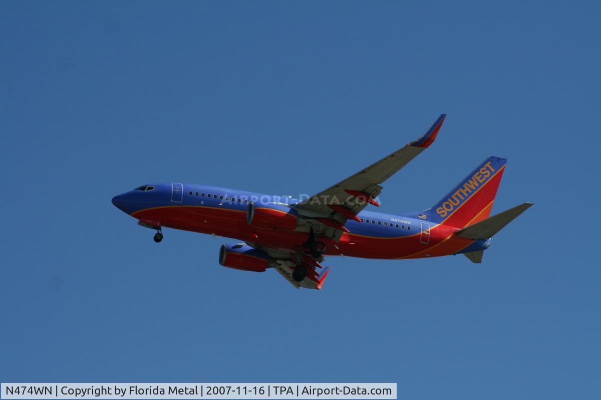 N474WN, 2004 Boeing 737-7H4 C/N 33861, Southwest